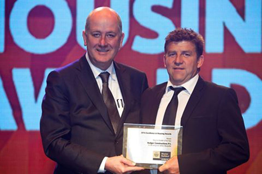 Hedger Constructions Regional Builder of the Year 2016